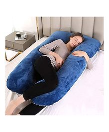 Angel Mommy U Shaped Pregnancy Pillow - Blue