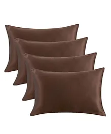Angel Mommy Superb Bouncing & Jumping Microfiber Pillow Set Of 4 Small - Brown