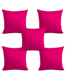 Angel Mommy Superb Bouncing & Jumping Microfiber Cushions Filler Set Of 5 Standard Size - Pink