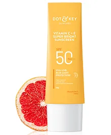 Dot & Key No White Cast Vitamin C Plus E Super Bright Sunscreen Spf 50 PA Plus -  50 g