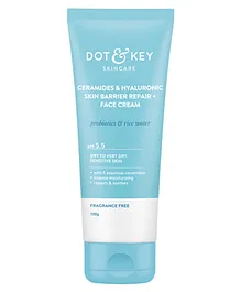 Dot & Key Ceramides & Hyaluronic Hydrating Face Cream With Probiotic -  100g