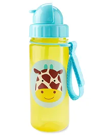 Skip Hop Zoo Straw Bottle Pp Girafee Yellow - 384 ml