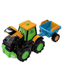 JCB Farm Fun Tractor Tim Toy - Yellow Green