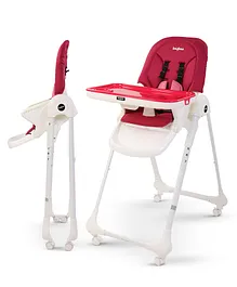 Baybee 2 in 1 Convertible Baby Feeding High Chair - Maroon