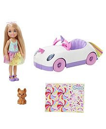 Barbie Chelsea Doll and Car - Height 8.25 cm