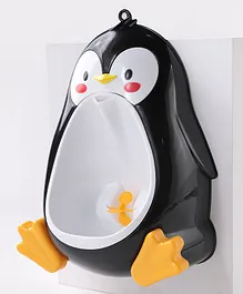 Penguin  Shaped Pee Trainer - Black