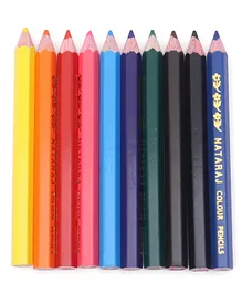 Natraj Color Pencils - 10 Colors