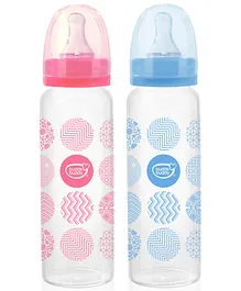 Buddsbuddy Combo of 2 Classic BPA Free Regular Neck Baby Feeding Bottle Multicolor -500 ml