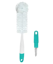 Buddsbuddy XYLO 2 in 1 Baby Bottle and Nipple Cleaning Brush - Blue