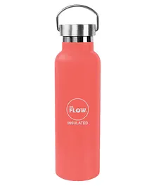 Dr Flow Hot & Cold Vacuum Insulated Stainless Steel Leak Proof Sports Water Orange - 750 ml