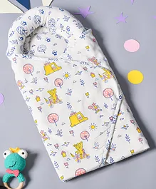 Lil Pinwheel Baby Wrap Sunny Journey Print - Multicolour