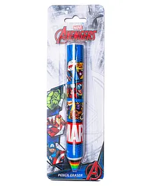 Marvel Genuine Licensed Avengers Pencil Shaped Non-Toxic Erasers Pack of 6 (Colour May Vary)