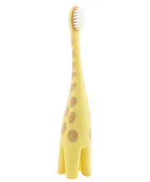 Dr. Brown's Infant To Toddler Toothbrush Giraffe- Yellow