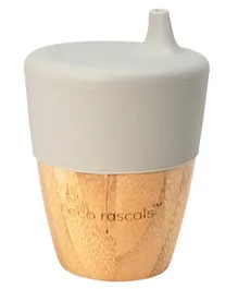eco rascals Bamboo Small Cup (Grey) -  190 ml