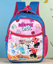 Minnie Mouse Kids School Bag Blue  Height 14 Inches