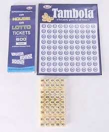 Annie Tambola Board Game with 600 Tickets Board Game - Blue