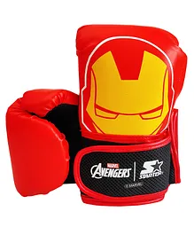Starter Iron Man Boxing Glove and Focus Pad - Red Yellow