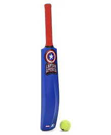 Starter Captain America Cricket Bat & Ball Set - Blue