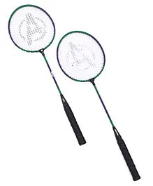 Starter Hulk Badminton Racket Set - Green & Black
