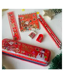 Little Surprise Box Christmas Theme Stationary Set - Red