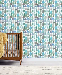 The Wall Chronicles Leafy Tales Wallpaper- Multicolour