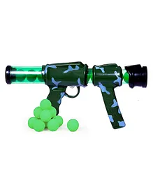 Toyshine Atomic Power Popper Camouflage Gun Ball Shooter with Foam Balls - Multicolor