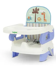 Baybee Booster Seat for Feeding Baby, Baby Food Chair with Removable Dining Tray - Blue