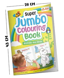 Pegasus Super Jumbo Colouring Book (Animals & Birds) - English