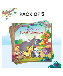 Birthday Returns Story Books Safari Adventure  Pack of 5 - English
