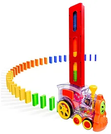 Muren Domino Train Toy Set and Construction Stacking Toys 60 Pieces (Color May vary)