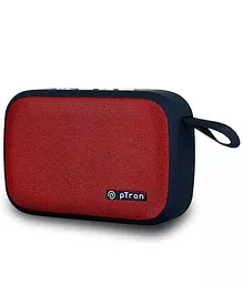 pTron Musicbot Lite 5W Mini Bluetooth Speaker with 6Hrs Playtime - Red