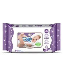 Xtra Care Wetty Wipes Lavender - 80 Pieces