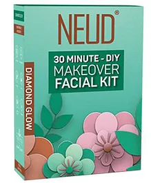 NEUD 6-Step DIY Makeover Facial Kit for Salon-Like Glow at Home - 60 g