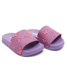 Beanz Butterfly Design Sliders-Violet
