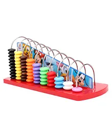 Mickey Mouse And Friends Print Learning Abacus - Multicolor