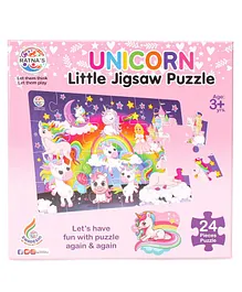 Unicorn Little Unicorn Jigsaw Puzzle Multicolour - 24 Pieces