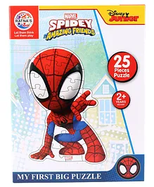 Ratnas Spiderman My First Big Jigsaw Puzzle Red Blue - 25 Pieces