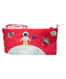 Rabitat Bumper Set of 2 Love u too the moon Print - Multicolour