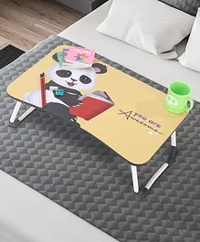 Small Foldable Study  Cum Activity Table Awesome Panda Theme - Multicolor