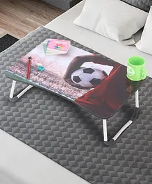 Small Foldable Study  Cum Activity Table Football Theme - Multicolour
