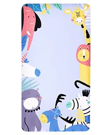 Rabitat Photo-Prop Flat Crib Sheet Animal Print - Multicolour