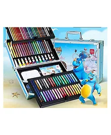 Deli Children's Painting Set Primary School Stationery Art 123 Pieces of Painting Set - Multicolour