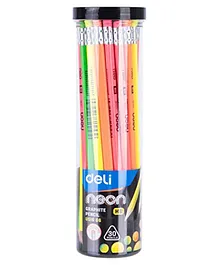 Deli HB Graphite Pencil Writing Drawing Sketching Pencil 30 Piece -Multicolour