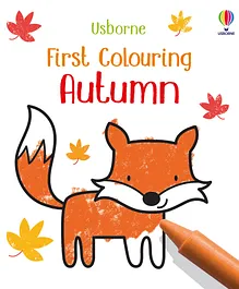 Usborne First Colouring Autumn by Gail Carson Levine - English