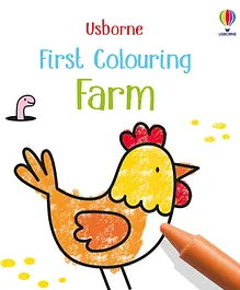 Usborne First Colouring Farm by Gail Carson Levine- English