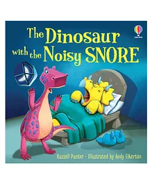 Usborne The Dinosaur with the Noisy Snore Story Book by Russell Punter - English