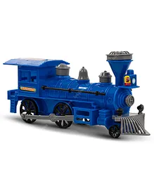 Baybee Steam Engine Train Toys for Kids, Pull and Go Train Toy with Light, Engine Toys Train Toy Vehicle Playset for Kids - Blue