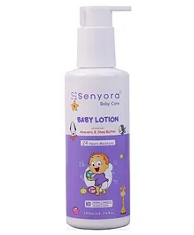 Senyora Baby Lotion For Baby Skin Nourishing Non Irritating Tearless and Gentle on Skin - 200 ml