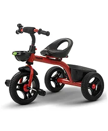 Baybee Baby Tricycle for Kids, Smart Plug & Play Kids Tricycle Cycle for Kids with Bell Front & Rear Baskets - Red