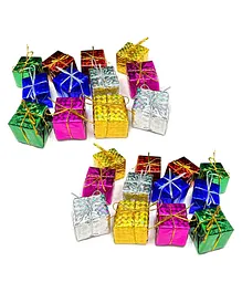 AMFIN Christmas Tree Decoration Items Gift Decor Xmas Decoration Pack of 24- Multicolor